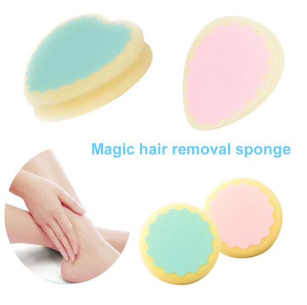 Hair Removal Magic Painless Hair Removal Depilation Sponge Pad Remove Facial Hair Cera Depilatoria removedor de vello facial