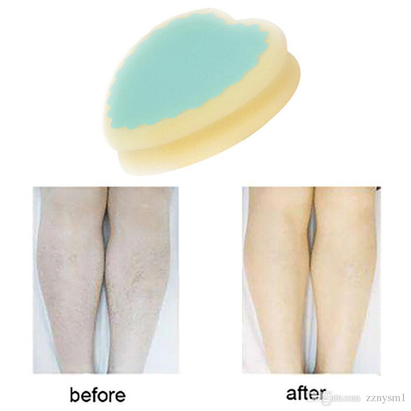 Drop shipping 1PC New design Magic Painless Hair Removal Depilation Sponge Pad Remove Hair Remover Effective lowest price free shipping