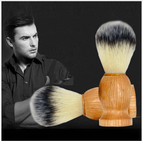 in stock! Badger Hair Men's Shaving Brush Barber Salon Men Facial Beard Cleaning Appliance Shave Tool Razor Brush with Wood Handle for men