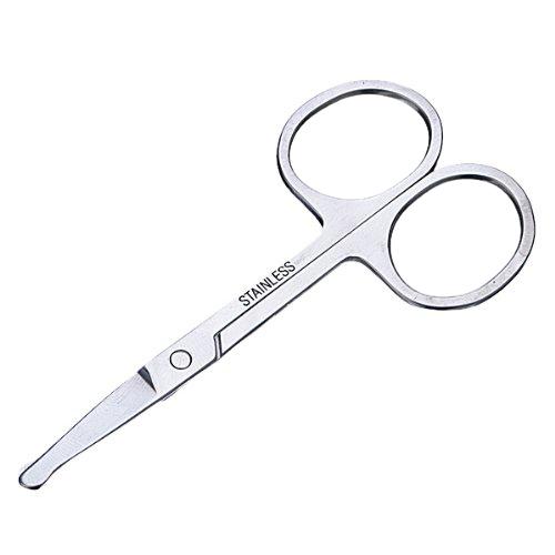 Stainless Steel Nose Hair Scissors Ear Facial Trimmer Cutter Fashion Beauty Tool