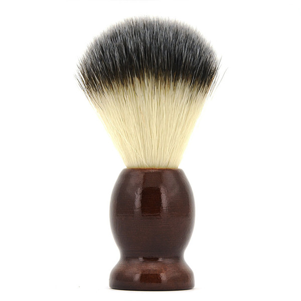 Shaving Brush with Nylon Hair Wood Handle Men's Shave Brush Cleaning Hair Brushes Sweeping Brush Free Shipping