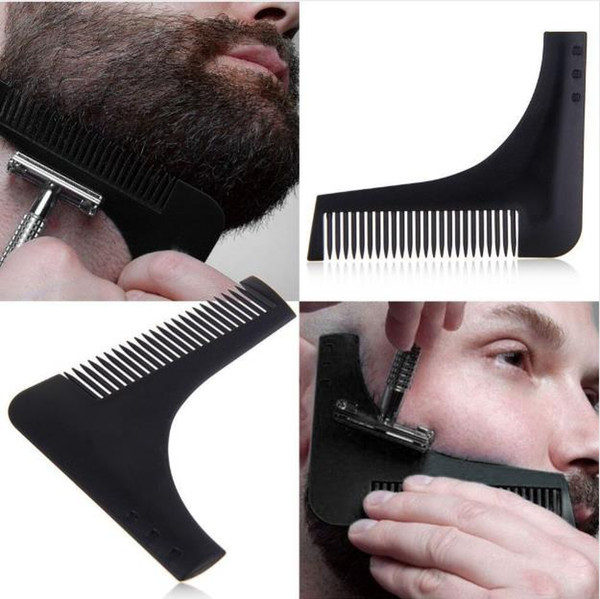 New Comb Beard Bro Shaping Tool Sex Man Gentleman Beard Trim Template Hair Cut Hair Molding Trim Template Beard Modellin