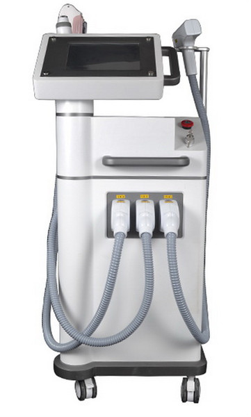 Hair Removal 360 magneto Optical system SHR RF ND Yag Laser Tattoo Removal Freckle Terminator skin rejuvenation Machine