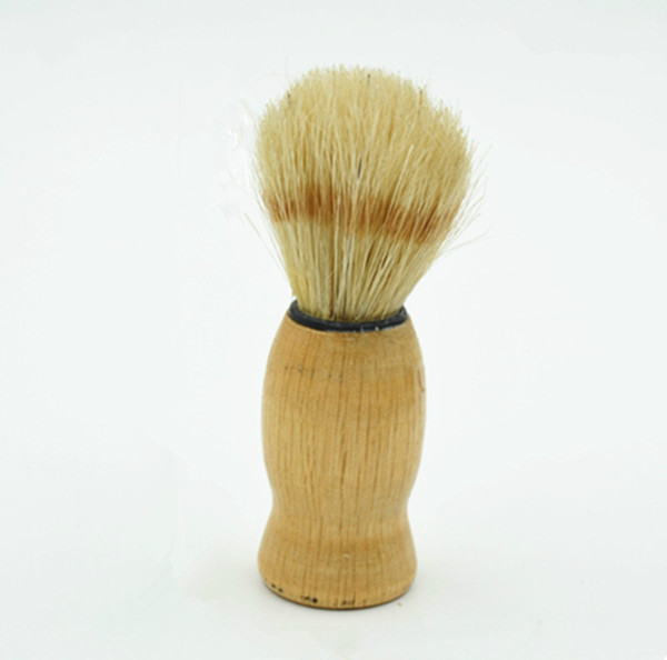 New Arrivlal Shaving Brush Perfect Shave Barber Hard Wood Handle Badger Hair SalonTool Free Ship