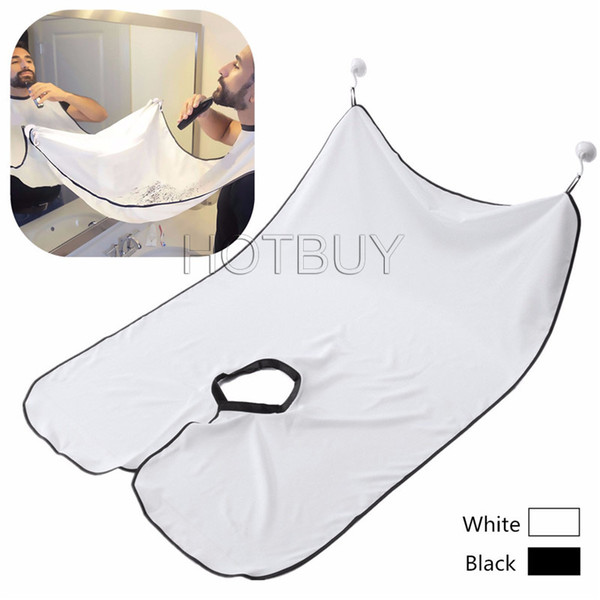 Men's Beard Hair Trimmings Catcher Whiskers Shave Gather Apron Cape Cloth Gather Waterproof Beard Shave Haircut Apron #4198