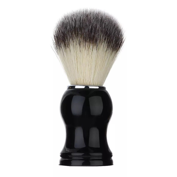 New black Resin Handle Soft Nylon Men Shaving Brush For Men Beard,100pcs