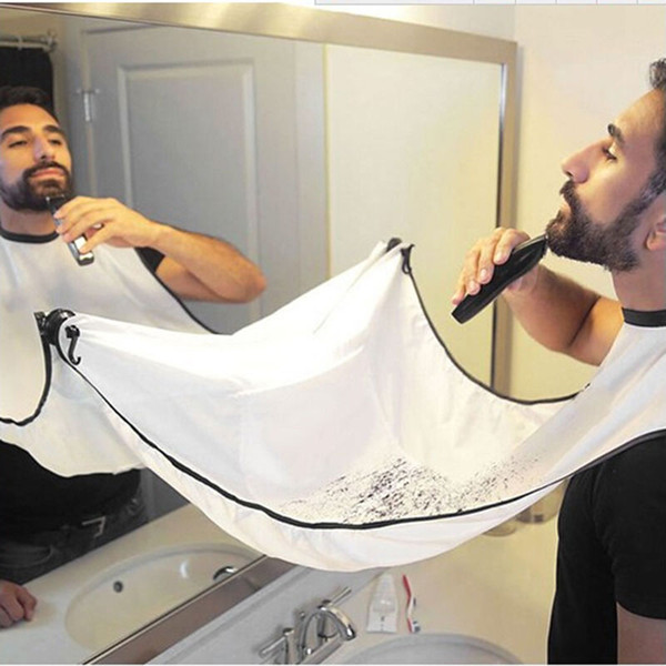 Man Bathroom Beard Care Trimmer Hair Shave Apron Gown Robe Sink Styles Tool Bathroom Apron Waterproof Floral Bib Cloth 20170205