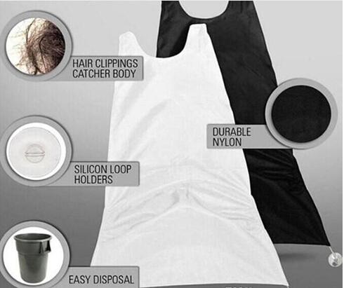 2017 Man Bathroom Beard Care Products Trimmer Hair Shave Apron Gown Robe Sink Styles Tool Bathroom Apron Waterproof Floral Bib Cloth b536