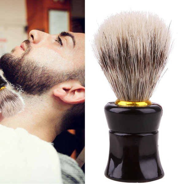 Barber Professional Men's Shaving Brush Barber Salon Men Facial Beard Cleaning Appliance Shave Tool Razor Brush props