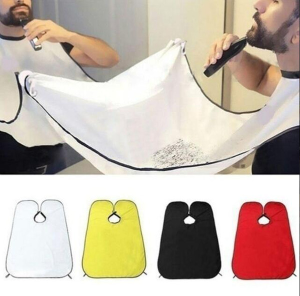 Fashion Man Bathroom Apron Beard King Bib Hair Clippings Catcher Grooming Cape Apron Trimmer Shave Waterproof Bathroom Clothes