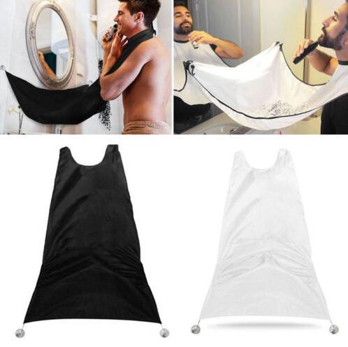 Man Bathroom Apron Black Beard Apron Hair Shave Apron for Man Waterproof Floral Cloth Household Cleaning Protecter gift Free Shipping