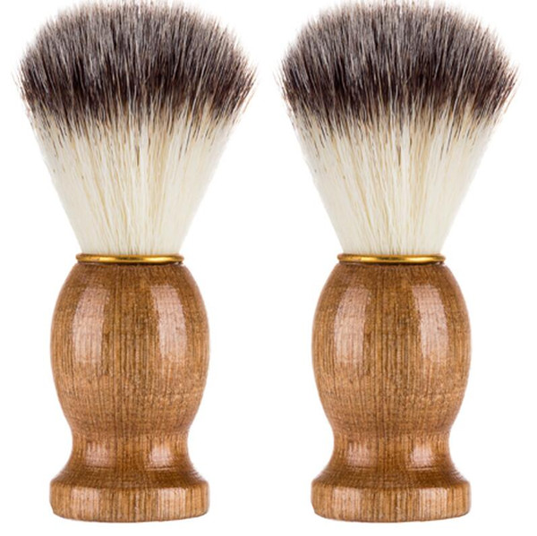 Badger Hair Men's Shaving Brush Barber Salon Men Facial Beard Cleaning Appliance High Quality Pro Shave Tool Razor Brushes DHL Free Shipping