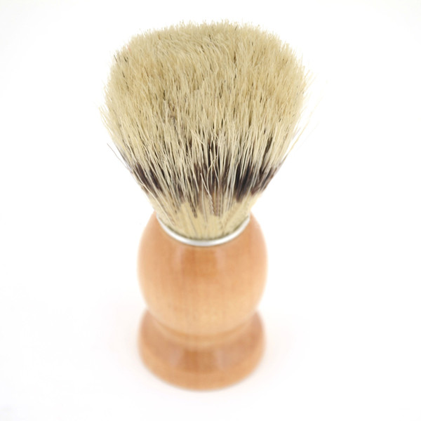 Men's Shaving Brush Bristle Hair Wood Handle Shave Brush Cleaning Hair Brushes Sweeping Brush Free Shipping