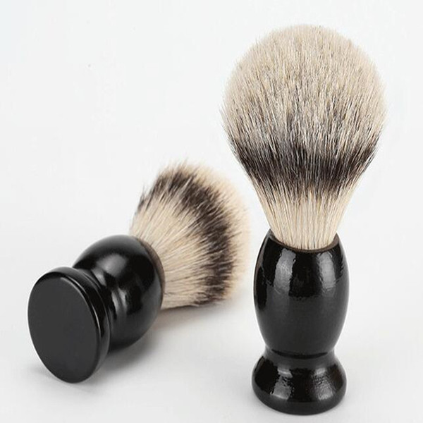 2019 New fashion Beard brush soft hair beard brush men's shaving brush professional beauty tools Superb Barber Salon Shaving T0003