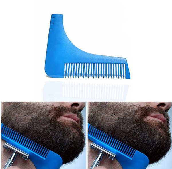 Health Beauty Comb Beard Bro Shaping Tool Sex Man Gentleman Beard Trim Template Hair Cut Hair Molding Trim Template Beard Modellin