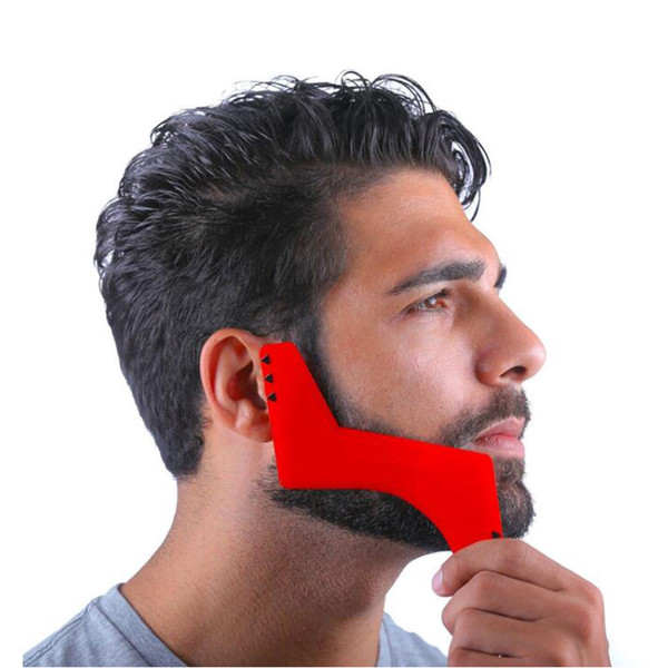 New 20pcs/Lot Comb Beard Shaping Tool Comb Beard Trimmers Hair Care Styling Men Beard Trim Template Hair Cut Molding Template