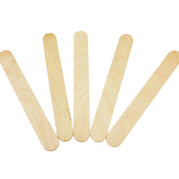 New 50pcs/Pack Face Hair Removal Wooden Wax Stick Waxing Spatulas Applicator Sticks Hair Removal Nursing Tools Scraping Wax Sticks