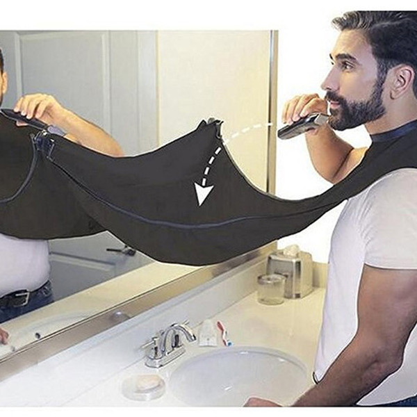 Shave Cloth Beard Shaving Apron Cloth Bib Facial Hair Trimmings Cutting Cape Beard Care Shave Apron Cape Cloth Bib Facial Hair Trimming