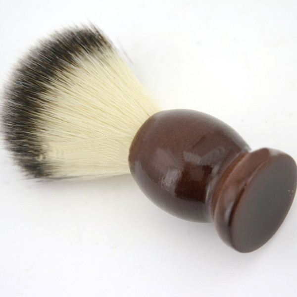 Shaving Brush with Nylon Hair Wood Handle Men's Shave Brush Cleaning Hair Brushes Sweeping Brush Free Shipping