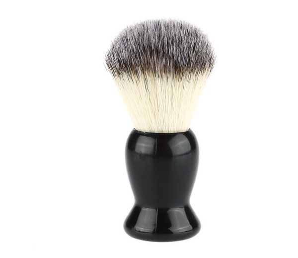 Superb Barber Salon Shaving Brush Black Handle Blaireau Face Beard Cleaning Men Shaving Razor Brush Cleaning Appliance Tools