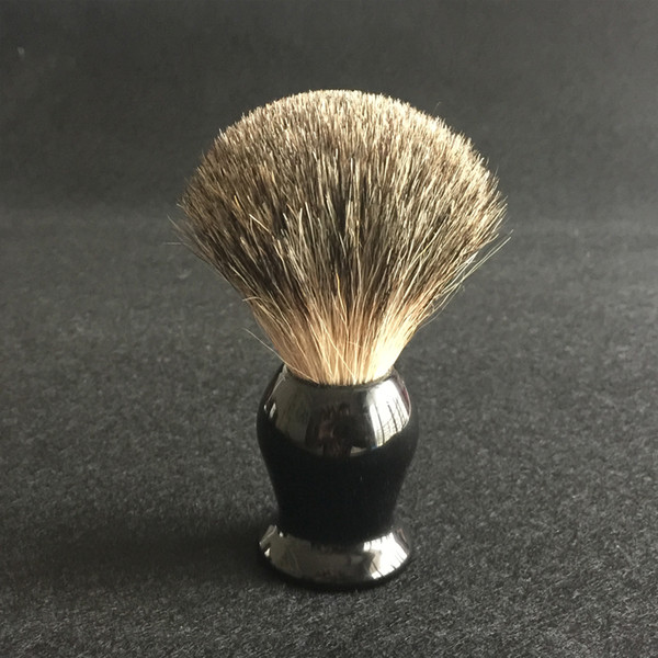 Pure Badger Shaving Brush Black Handle Engineered for the Best Shave of Your Life. For, Safety Razor, Double Edge Razor, Straight Razor