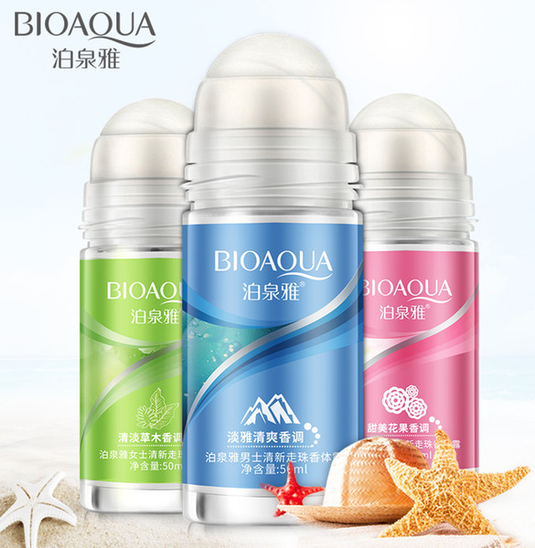 Bioaqua Antiperspirant Roller Fragrance Essence Vitality Refreshing Freshness Refreshing Improves Sweat Flavors Ball perfume liquid unisex