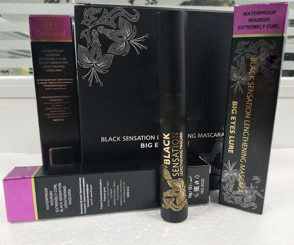 In sell!BIG EYES LURE balack sensation lengthening mascara waterproof nourish extremely curl with black mascara is easy mascara recenzia