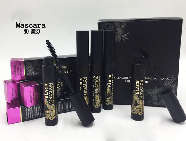 new BIG EYES LURE balack sensation lengthening mascara waterproof nourish extremely curl with black mascara is easy mascara recenzia