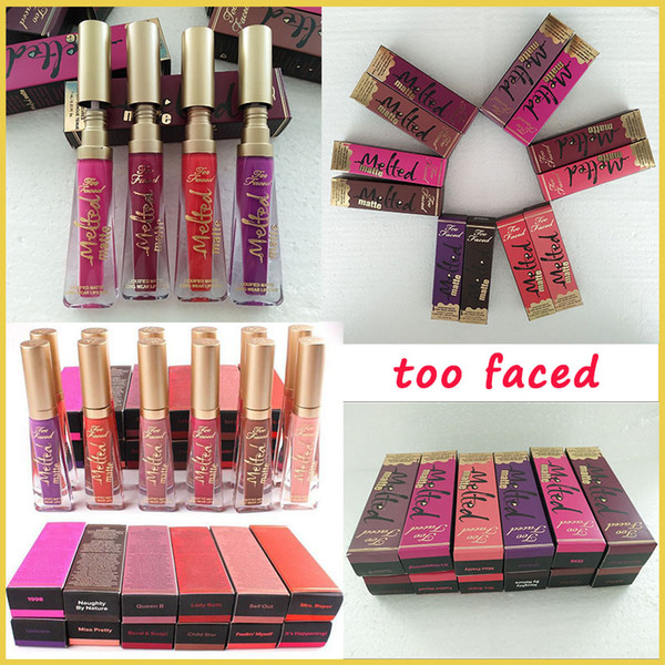 With brand New Brand Melted Makeup Melted Lip Gloss Sexy Make Up Melted Matte Liquified Long-Wear Matte Lipsticks 12 Colors