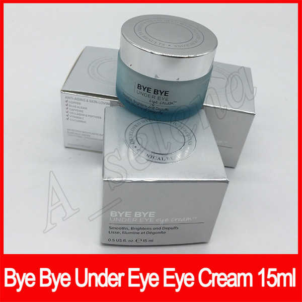 Face Skin care bye bye under eye eye cream smooths brightens and Depuffs Lisse illumine et Degonfle 15ml Eye Serum DHL free