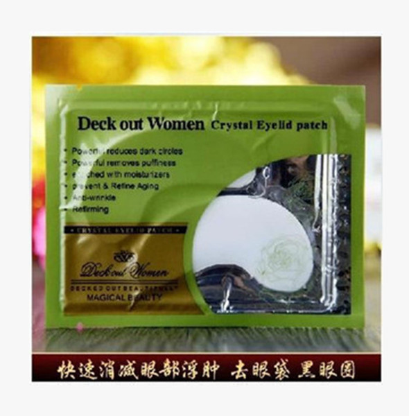 Free DHL Crystal Collagen Eye Peels WomenAnti-wrinkle Remove Eye Dark Circles Moisturizing Eye Mask