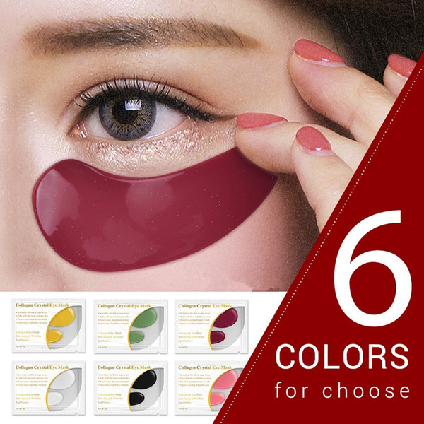 24K Gold Eye Mask Collagen Crystal Serum Eye Patches Anti Dark Circle Puffiness Eye Bag Moisturizing Skin Care Cosmetic Tools RRA1104