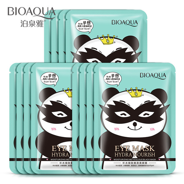 BIOAQUA Brand Eye Mask Moisturizing Cute Black Masks Eyes Care Treatment Relaxing Anti-puffiness Anti Dark Eye Circle Collagen