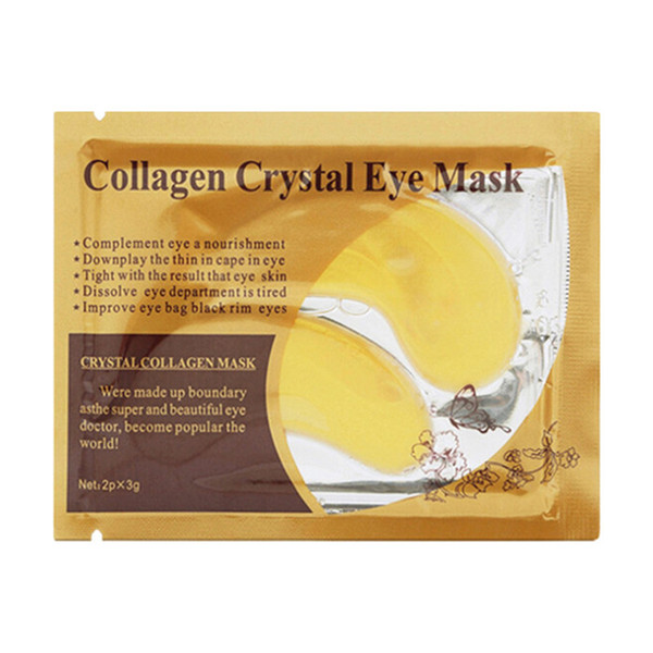 Collagen Gold Crystal Eye Mask Face Mask Anti Dark Circles Eye Patches for the Eye Care Moisturizing Cream 50pairs