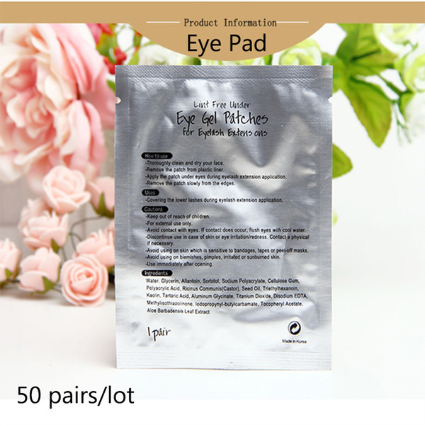 30 Pairs Lint Free Eye Pads Patches For Eyelash Building Eye lashes Extensions Quality Eye Gel Patches