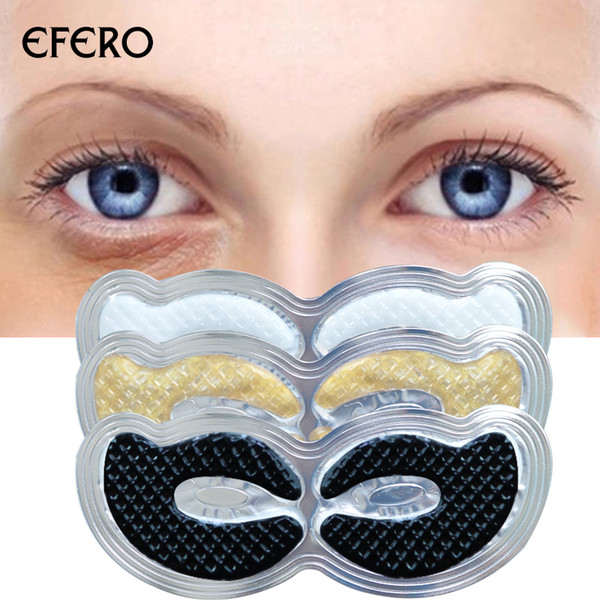 Gold Crystal Collagen Eye Mask Eye Patches Masks Dark Circles Pathces Around Eyes Masks Moisturizing Face Care Mask