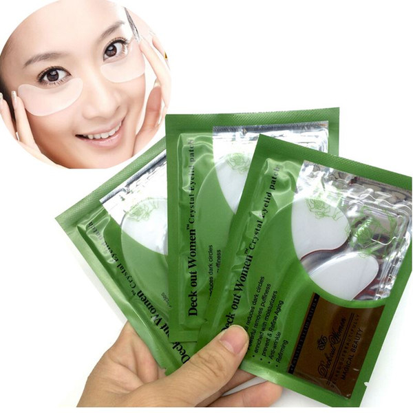 Crystal Collagen Eye Mask Patches Anti Aging Wrinkle Dark Circles Eyelid Patch Beauty Mask Moisturizing Black Eyes Eyemask