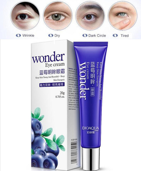 Brand BIOAQUA 20g Eye Cream Skin Care Blueberries Moisturizing Hydrating Whitening Anti Wrinkle Remove Dark Circles Eye Creams