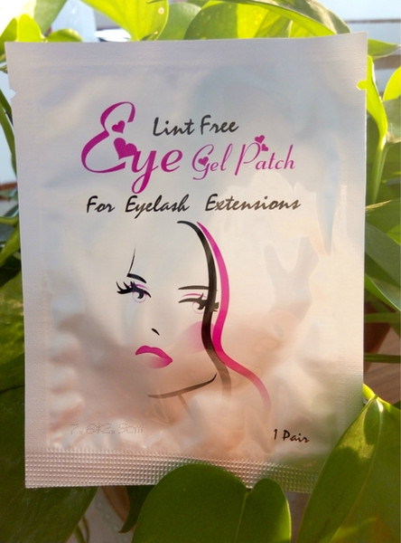 Collagen eye masks Lint Free Under Eye Gel Pad Patch False Eyelashes Lint Free Eye Gel Patch Eyelash For Extension Makeup 7.6x2.9cm Free DHL