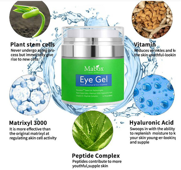 Authentic Hyaluronic acid spring to repair moisturizing eye cream remove wrinkles to crease and tighten, eye bags black eye