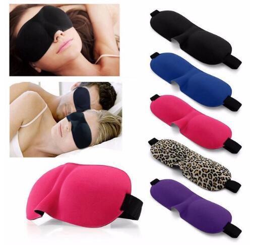 3D Sleep Mask Natural Sleeping Eye Mask Eyeshade Cover Shade Eye Patch Blindfold Travel Eyepatch 8color