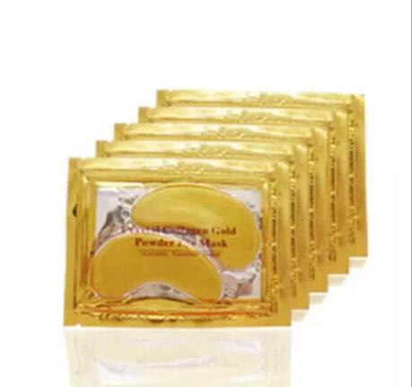 DHL Free shipping 2pcs=1packs Hotsale Gold Crystal collagen Eye Mask Hotsale eye patches dark circles face mask