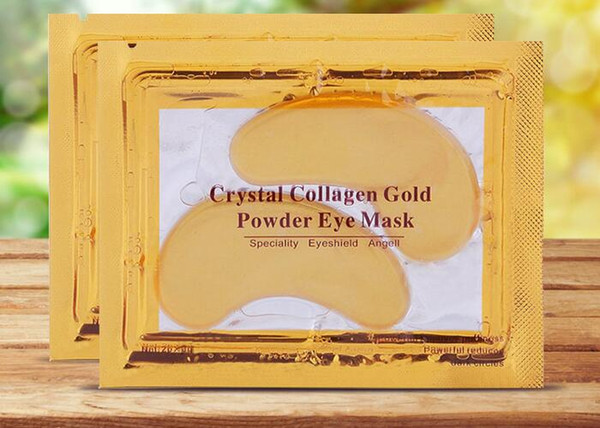 Gold Collagen Crystal Eye Masks Anti-puffiness Moisturizing Eye Masks Anti-aging masks collagen gold powder Eye Mask