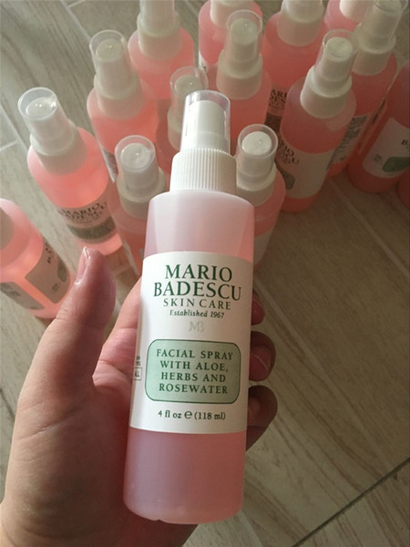 New Mario Badescu Skin Care Facial Spray with Aloe Herbs and Rosewater 118ml Rose water face Toners high quality DHL free