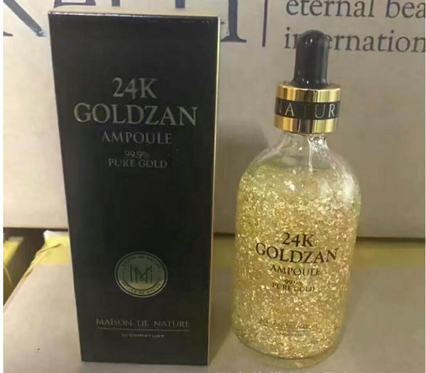 Newest 24K GOLDZAN AMPOULE Face Cream Cosmetics 24K Gold Essence Serum Professional Makeup for Women DHL Free