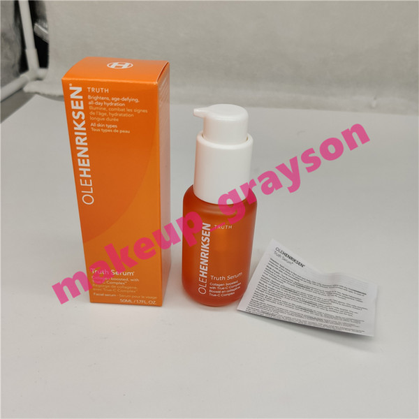 Drop shipping OLE Henriksen Truth Serum 50ml / 1.7 fl .oz OLEHenriksen Facial Serum Collagen Serum For Face 1pcs ePacket