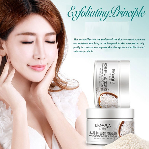 BIOAQUA Skin Exfoliating Gel Cream Hydrating Moisturizing Cream Shrink Pores Brightening Face Body Skin Care DHL