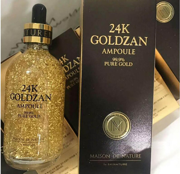 24K GOLD Essence Serum Cosmetics goldzan Ampoule Face Cosmetics Brand new in box DHL Free