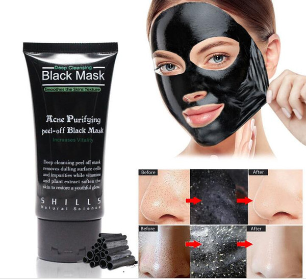 SHILLS Deep Cleansing Black Mask Pore Cleaner 50ml Purifying Peel-off Mask Blackhead Facial Mask