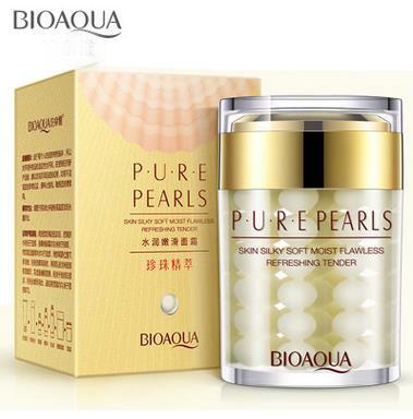 BIOAQUA Pearl moisturizing water embellish smooth Creams Pure Pearl Cream Hyaluronic Acid Deep Moisturizing Essence Cream Face Care